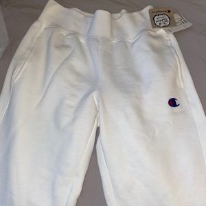 Reverse weave pant